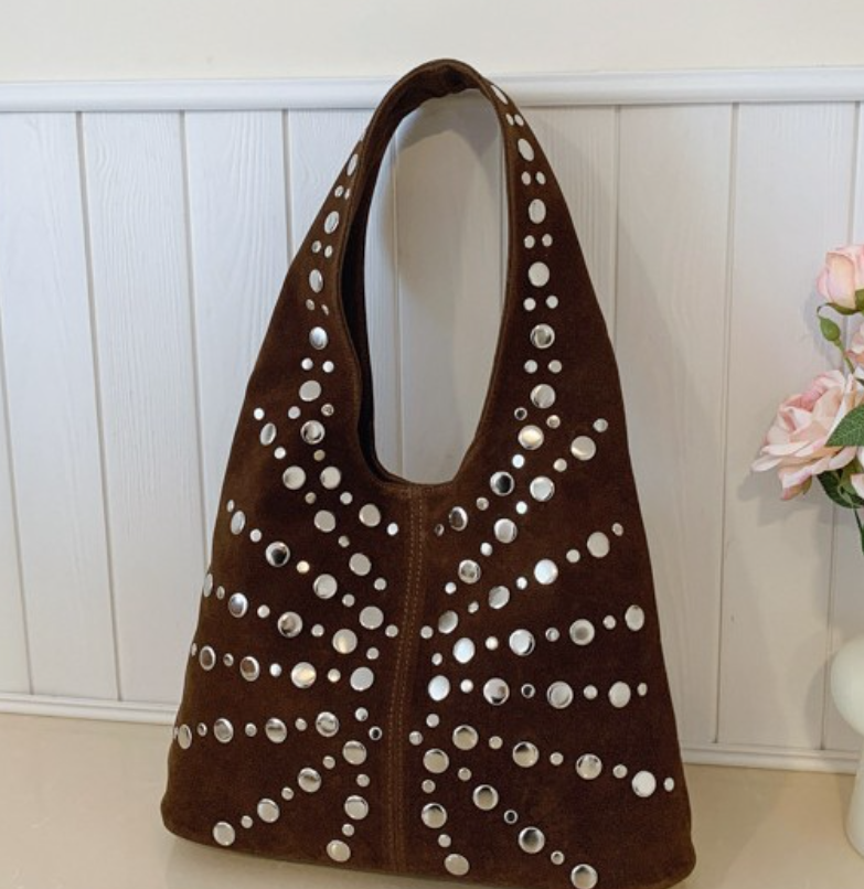 Rivet Fashionable Tote Bag