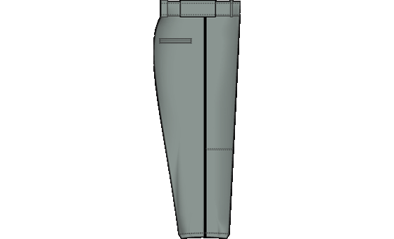 Prostar Grey and Black Piped Pant