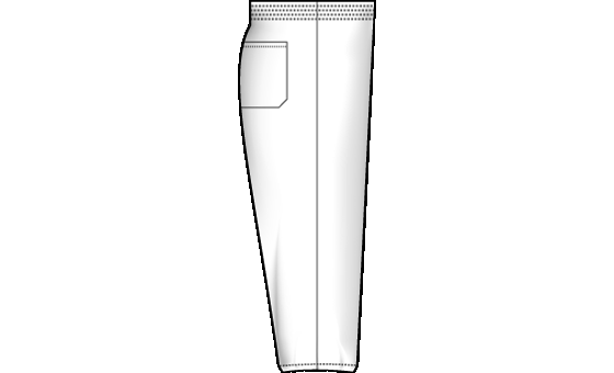 Prostar Elastic Bottom White Pant