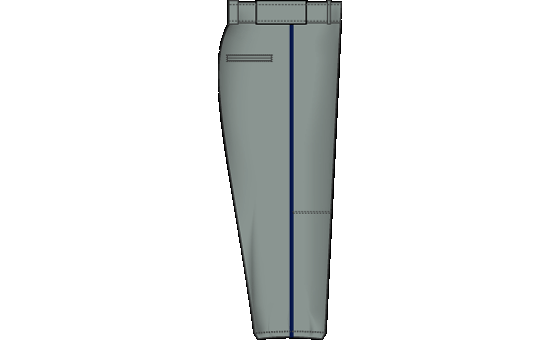 Prostar Grey and Navy Piped Pant