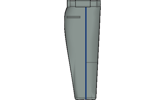 Prostar Grey and Royal Piped Pant