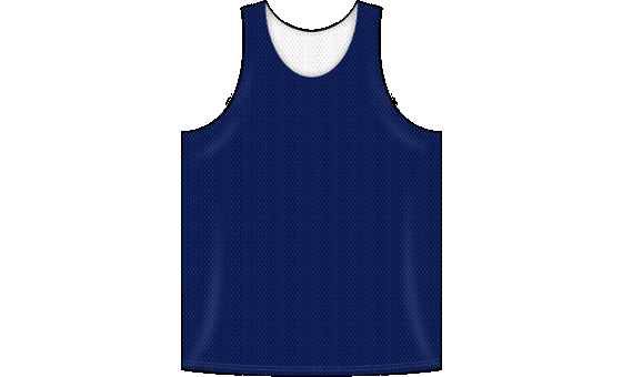 Reversible Polymesh Navy Basketball Jersey