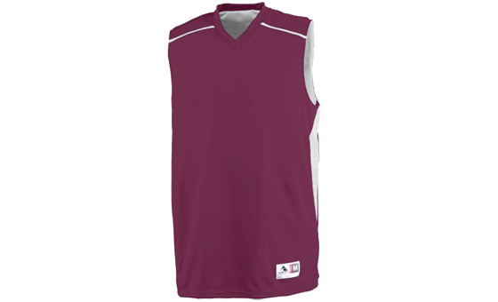 Reversible Maroon and White Slam Dunk Jersey