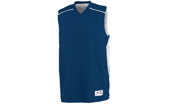 Reversible Navy and White Slam Dunk Jersey