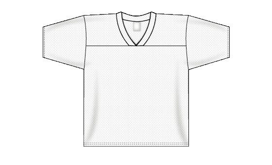 Touch Football Series Polymesh White Jersey