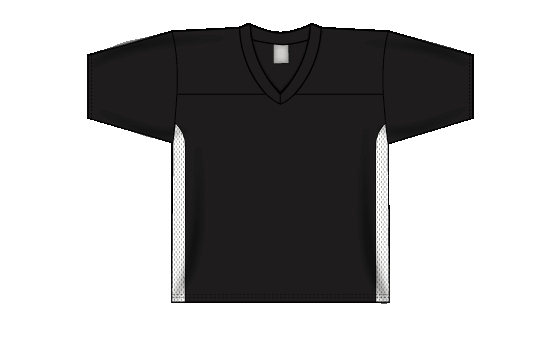Touch Football Series Knit Black and White Jersey