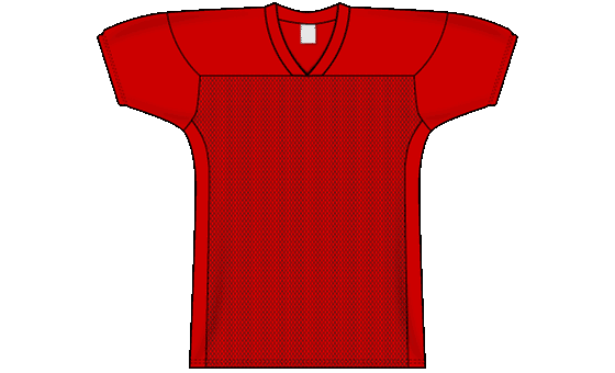 Pro Durastar Mesh Cuffed Sleeve Red Football Jersey