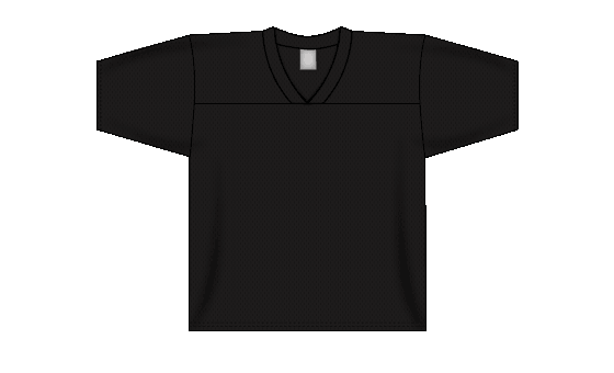 Touch Football Series Polymesh Black Jersey