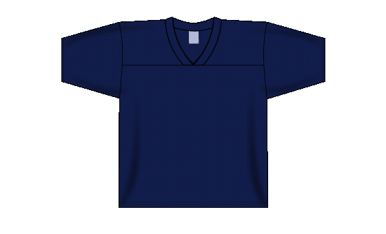 Touch Football Series Polymesh Navy Jersey