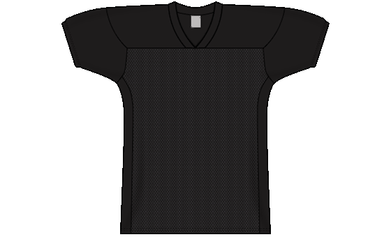 Pro Durastar Mesh Cuffed Sleeve Black Football Jersey