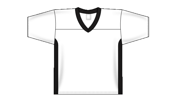 Touch Football Series Knit White and Black Jersey