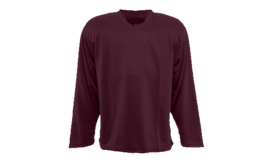Practice Series Solid Maroon Hockey Jersey