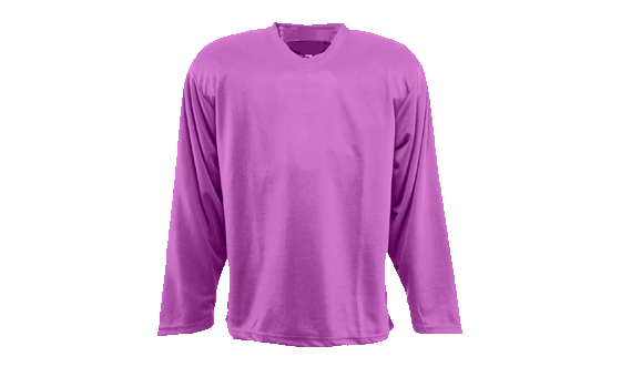 Practice Series Solid Pink Hockey Jersey