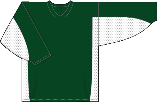 League Series Knit Jersey with Dura Star Mesh in Forest/White
