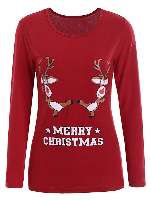 European Style Lovely Printing Fitted Shirt